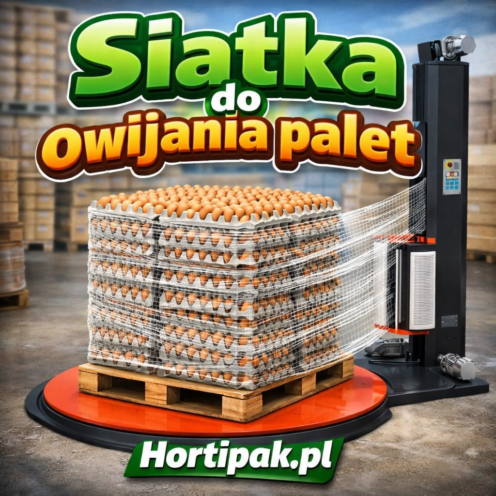 siatka do owijania palet: jaja