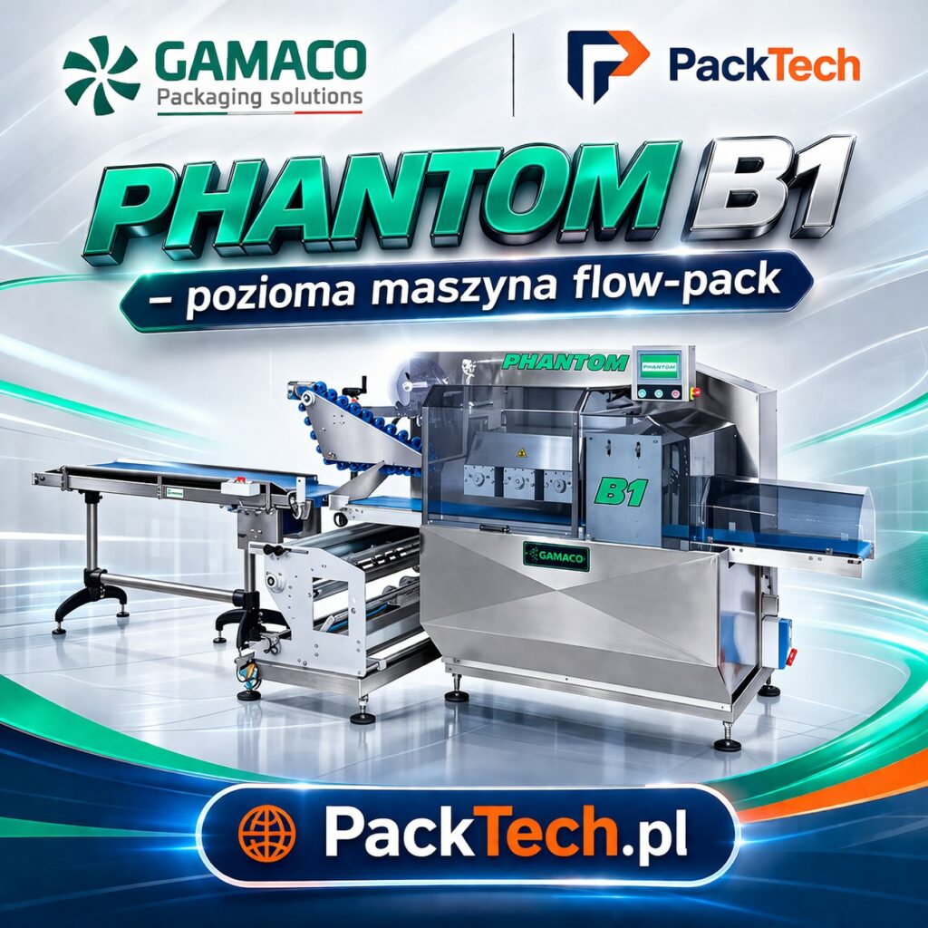 PackTech PHANTOM B1 – pozioma maszyna flow-pack